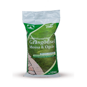 Greenkeeping Gräsgödsel Mossa och ogräs 10 kg